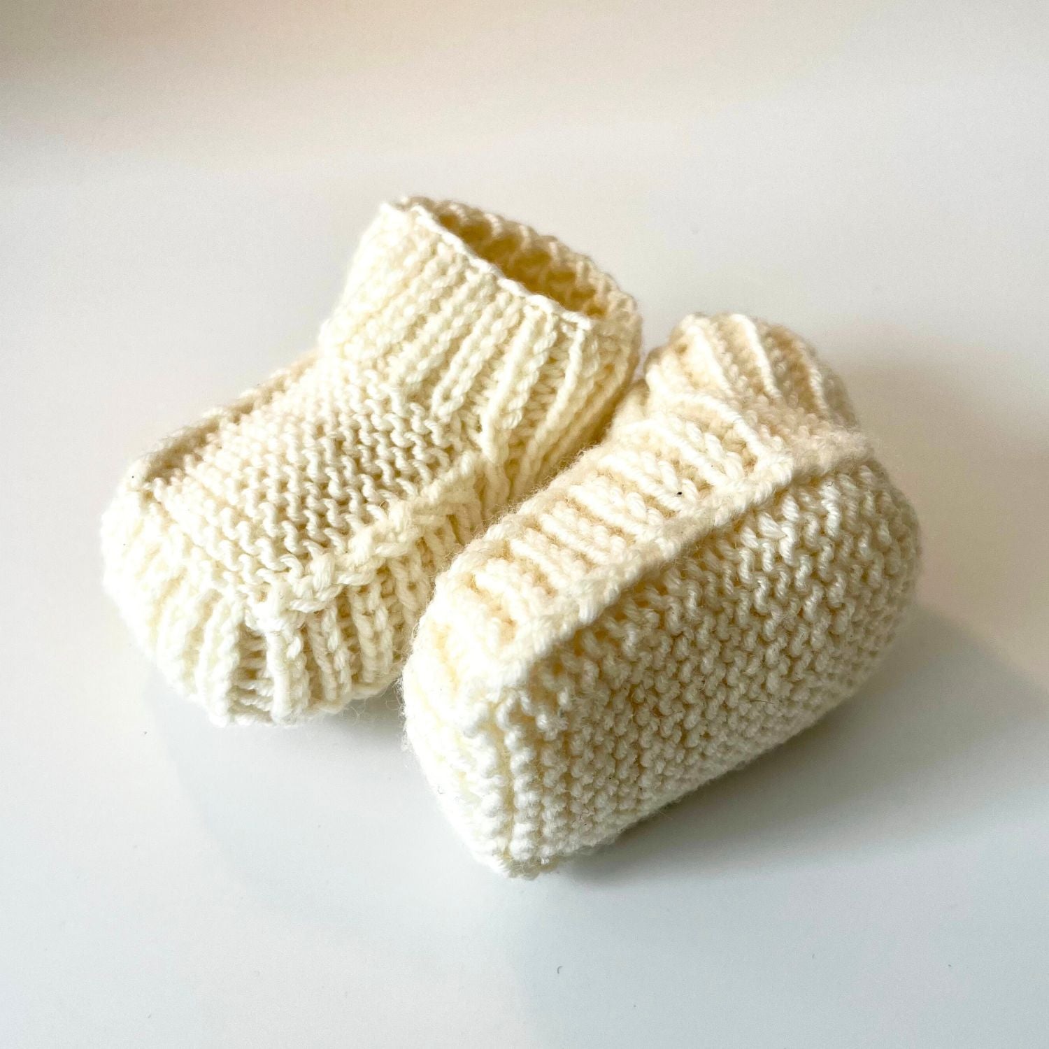 Strickschuhe aus Merinowolle